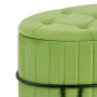 Pouf 80 x 80 x 46 cm Tissu Synthétique Métal Vert de BigBuy Home, Poufs - Réf : S8800920, Prix : 224,99 €, Remise : %