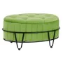 Pouf 80 x 80 x 46 cm Tissu Synthétique Métal Vert de BigBuy Home, Poufs - Réf : S8800920, Prix : 224,99 €, Remise : %