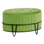 Pouf 80 x 80 x 46 cm Tissu Synthétique Métal Vert de BigBuy Home, Poufs - Réf : S8800920, Prix : 224,99 €, Remise : %