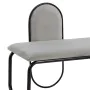 Banquette 110 x 40 x 68 cm Tissu Synthétique Gris Métal de BigBuy Home, Chaises - Réf : S8800940, Prix : 185,75 €, Remise : %