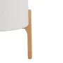 Puff Tejido Sintético Beige Madera 46 x 46 x 46 cm de BigBuy Home, Puffs - Ref: S8800942, Precio: 115,30 €, Descuento: %