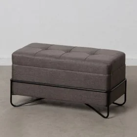 Baú 82 x 42 x 44 cm Tecido Sintético Metal de BigBuy Home, Malas - Ref: S8800945, Preço: 180,28 €, Desconto: %