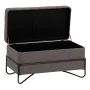 Chest 82 x 42 x 44 cm Synthetic Fabric Metal by BigBuy Home, Trunks - Ref: S8800945, Price: 180,28 €, Discount: %