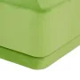 Pouf Tissu Synthétique Bois Vert 60 x 60 x 40 cm de BigBuy Home, Poufs - Réf : S8800958, Prix : 132,63 €, Remise : %