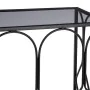 Hall 90 x 35 x 80 cm Crystal Black Metal (2 Units) by BigBuy Home, Tables - Ref: S8800994, Price: 218,47 €, Discount: %