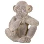 Figura Decorativa Alexandra House Living Cinzento Magnésio Macaco 26 x 40 x 35 cm de Alexandra House Living, Colecionáveis - ...