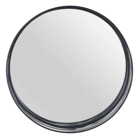 Miroir mural 81 x 15,5 x 81 cm Noir Métal de BigBuy Home, Miroirs muraux - Réf : S8801065, Prix : 162,47 €, Remise : %