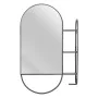 Wall mirror 51 x 14 x 80 cm Black Metal by BigBuy Home, Wall-Mounted Mirrors - Ref: S8801066, Price: 98,51 €, Discount: %