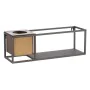 Estantería 40 x 12 x 13,5 cm Negro Dorado Metal de BigBuy Home, Unidades de estanterías - Ref: S8801080, Precio: 28,42 €, Des...