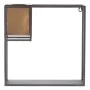 Estantes 36 x 12 x 36 cm Preto Dourado Metal de BigBuy Home, Unidades de estantes - Ref: S8801081, Preço: 35,42 €, Desconto: %