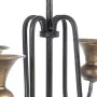 Candelabro 27,5 x 27,5 x 44,5 cm Nero Dorato Metallo di BigBuy Home, Candelieri e portacandele - Rif: S8801092, Prezzo: 35,99...