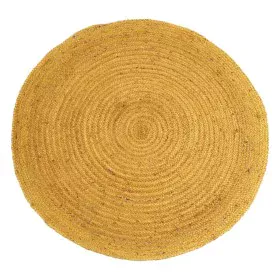 Teppich Gelb Jute 120 x 120 cm von BigBuy Home, Teppiche - Ref: S8801114, Preis: 46,56 €, Rabatt: %