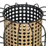 Bougeoir 20 x 20 x 21 cm Naturel Noir Métal de BigBuy Home, Bougeoirs et chandeliers - Réf : S8801121, Prix : 19,46 €, Remise...