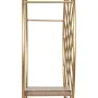 Shelve Natural Golden Metal Wood 43 x 13 x 43 cm by BigBuy Home, Standing Shelf Units - Ref: S8801127, Price: 27,82 €, Discou...