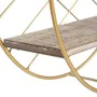 Estante 51 x 14 x 51 cm Natural Dorado Metal Madera de BigBuy Home, Unidades de estanterías - Ref: S8801128, Precio: 35,74 €,...