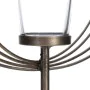 Candleholder 32,5 x 14,3 x 49,5 cm Crystal Metal Silver by BigBuy Home, Candelabras and candle holders - Ref: S8801145, Price...