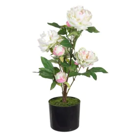 Plante décorative 34 x 30 x 59 cm Crème Pivoine de BigBuy Home, Plantes artificielles - Réf : S8801149, Prix : 32,86 €, Remis...