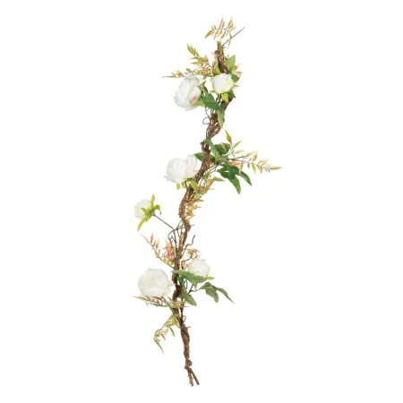 Fleurs décoratives 100 x 27 x 20 cm Blanc Pivoine de BigBuy Home, Fleurs artificielles - Réf : S8801151, Prix : 25,03 €, Remi...