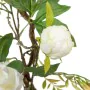 Decorative Flowers 160 x 30 x 24 cm White Peony by BigBuy Home, Artificial Flowers - Ref: S8801152, Price: 48,63 €, Discount: %