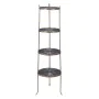 Scaffale 47,5 x 47 x 152 cm Nero Dorato Metallo Legno di BigBuy Home, Unità di mensole - Rif: S8801154, Prezzo: 253,86 €, Sco...