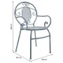 Tuinstoel Alexandra House Living Cinzento Ferro 54 x 88 x 58 cm de Alexandra House Living, Cadeiras para mesa de jardim - Ref...