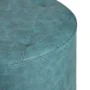 Pouf Bleu foncé Cuir synthétoqie 38 x 38 x 42 cm DMF de BigBuy Home, Poufs - Réf : S8801176, Prix : 53,59 €, Remise : %