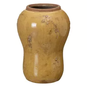 Vase 17,5 x 17,5 x 25 cm aus Keramik Senf von BigBuy Home, Vasen - Ref: S8801180, Preis: 18,86 €, Rabatt: %