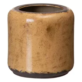 Vaso 18 x 18 x 17,5 cm Ceramica Marrone di BigBuy Garden, Cachepot - Rif: S8801189, Prezzo: 14,10 €, Sconto: %