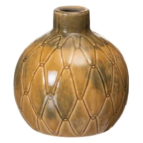 Vase 17,5 x 17,5 x 18 cm Céramique Moutarde de BigBuy Home, Vases - Réf : S8801201, Prix : 14,10 €, Remise : %