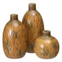 Vase Ceramic 17 x 17 x 35 cm Mustard by BigBuy Home, Vases - Ref: S8801203, Price: 26,26 €, Discount: %