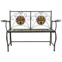 Bench Alexandra House Living Black Iron Tile 50 x 88 x 110 cm by Alexandra House Living, Benches - Ref: D1631031, Price: 164,...