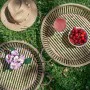 Snack tray 50 x 50 x 9,5 cm Natural Rattan (2 Units) by BigBuy Home, Plates and dishes - Ref: S8801208, Price: 42,57 €, Disco...