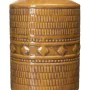 Vase 18 x 18 x 32,5 cm Ceramic Mustard by BigBuy Home, Vases - Ref: S8801222, Price: 27,68 €, Discount: %