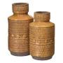 Vase 18 x 18 x 32,5 cm Ceramic Mustard by BigBuy Home, Vases - Ref: S8801222, Price: 27,68 €, Discount: %