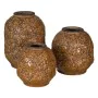 Vaso Cerâmica Castanho 20 x 20 x 20 cm de BigBuy Home, Jarrões - Ref: S8801225, Preço: 20,79 €, Desconto: %