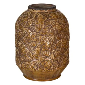 Vaso 20,5 x 20,5 x 26,5 cm Cerâmica Castanho de BigBuy Home, Jarrões - Ref: S8801226, Preço: 26,37 €, Desconto: %