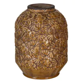 Vaso 20,5 x 20,5 x 26,5 cm Cerâmica Castanho de BigBuy Home, Jarrões - Ref: S8801226, Preço: 25,31 €, Desconto: %