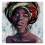 Canvas African Woman 60 x 2,5 x 60 cm by BigBuy Home, Prints on Canvas - Ref: S8801234, Price: 20,96 €, Discount: %