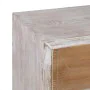 Mesa de Cabeceira COUNTRY Natural Branco Madeira de abeto 50 x 35 x 55 cm Madeira MDF de BigBuy Home, Mesinhas de cabeceira -...