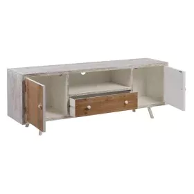 TV-Möbel COUNTRY 150 x 35 x 53,5 cm natürlich Weiß Tannenholz Holz MDF von BigBuy Home, TV-Ständer und -Tische - Ref: S880124...