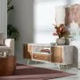 Mobile TV COUNTRY 150 x 35 x 53,5 cm Naturale Bianco Legno di abete Legno MDF di BigBuy Home, Tavoli e porta TV - Rif: S88012...