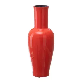 Vaso 18 x 18 x 46,5 cm Cerâmica Laranja de BigBuy Home, Jarrões - Ref: S8801254, Preço: 34,79 €, Desconto: %