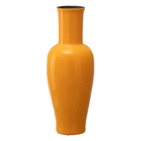 Vase 21,5 x 21,5 x 52,5 cm Ceramic Yellow by BigBuy Home, Vases - Ref: S8801255, Price: 47,14 €, Discount: %