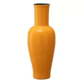 Vaso 21,5 x 21,5 x 52,5 cm Ceramica Giallo di BigBuy Home, Vasi - Rif: S8801255, Prezzo: 47,14 €, Sconto: %