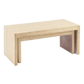 Mesa de Centro 110 x 55 x 50 cm Madeira 2 Unidades de BigBuy Home, Jogos de móveis - Ref: S8801264, Preço: 291,71 €, Desconto: %