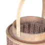 Lantern 26 x 26 x 34,5 cm Candleholder Brown Natural Fibre by BigBuy Home, Candelabras and candle holders - Ref: S8801270, Pr...