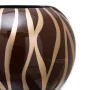 Vase 24,5 x 24,5 x 20 cm Zèbre Céramique Doré Marron de BigBuy Home, Vases - Réf : S8801272, Prix : 33,52 €, Remise : %