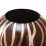 Vaso 24,5 x 24,5 x 20 cm Zebra Cerâmica Dourado Castanho de BigBuy Home, Jarrões - Ref: S8801272, Preço: 33,52 €, Desconto: %