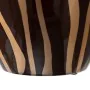 Vaso 21,5 x 21,5 x 36 cm Zebra Cerâmica Dourado Castanho de BigBuy Home, Jarrões - Ref: S8801274, Preço: 40,63 €, Desconto: %