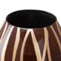 Vase 21,5 x 21,5 x 36 cm Zebra Ceramic Golden Brown by BigBuy Home, Vases - Ref: S8801274, Price: 40,63 €, Discount: %